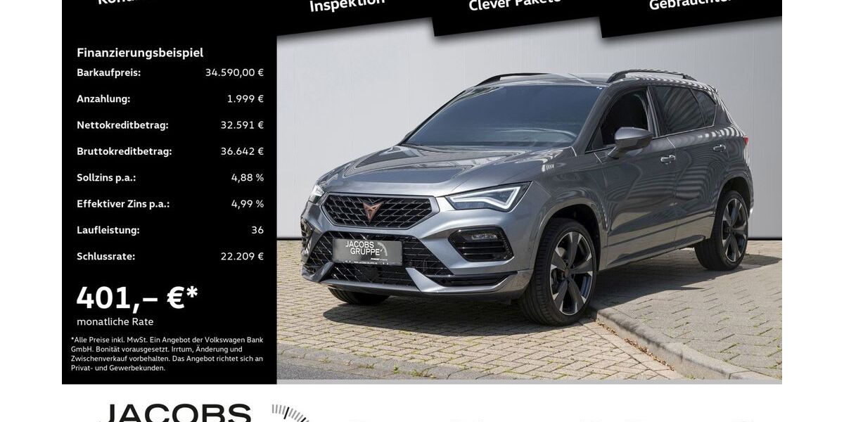 Cupra Ateca 1.111 km 34.220 &euro; Düren 52351