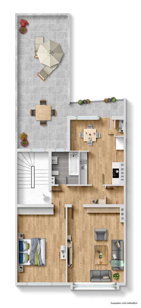 Wohnung zum Mieten in Aachen 1.200 € 85 m²