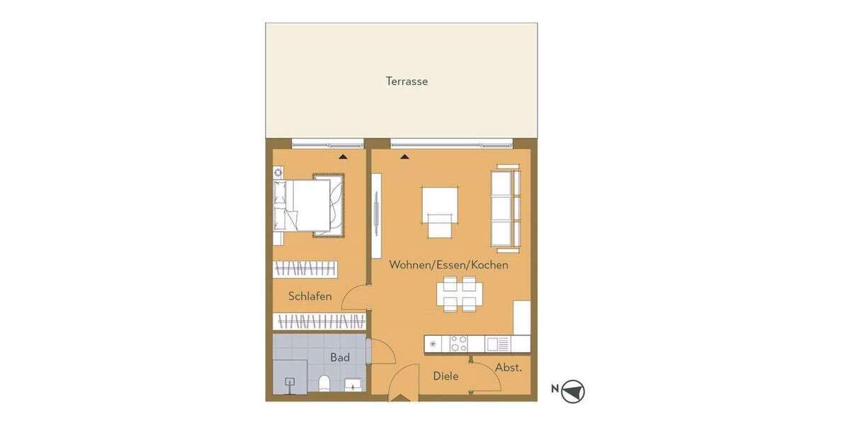 Etagenwohnung Aachen Richterich - 2 Zimmer, 85 m&sup2;, 509.000&euro; | Angebot:25680292