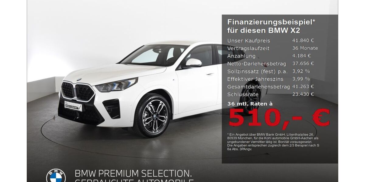 BMW X2 9.943 km 41.140 &euro; Aachen 52078