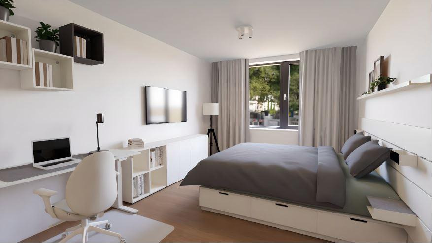Neubau TOP WG-Wohnungen und Apartments je nach Ausstattungsvariante teilmöbliert oder vollmöbliert