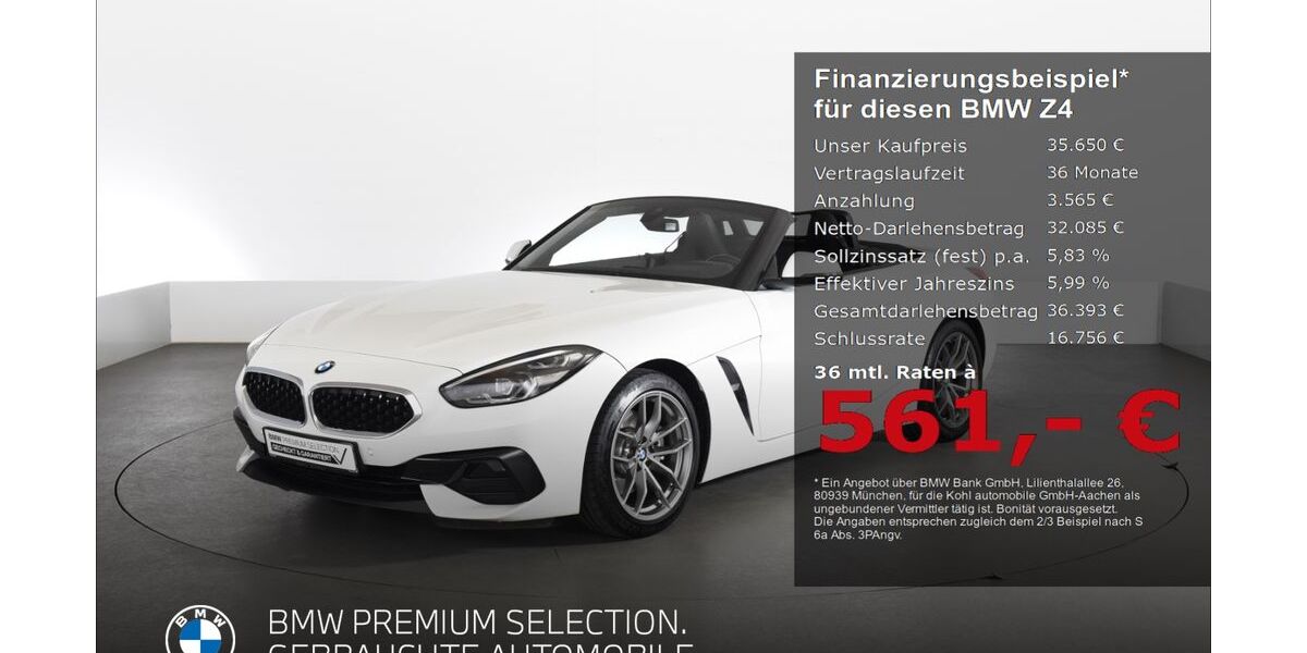 BMW Z4 34.190 km 35.650 &euro; Aachen 52078