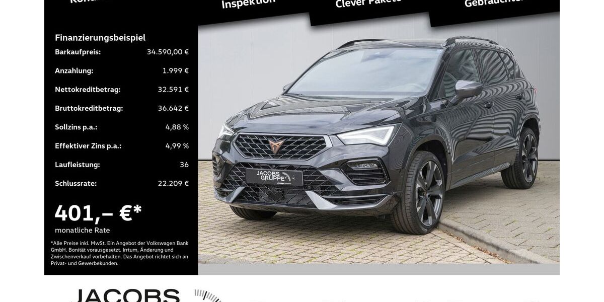 Cupra Ateca 1.111 km 34.220 &euro; Düren 52351
