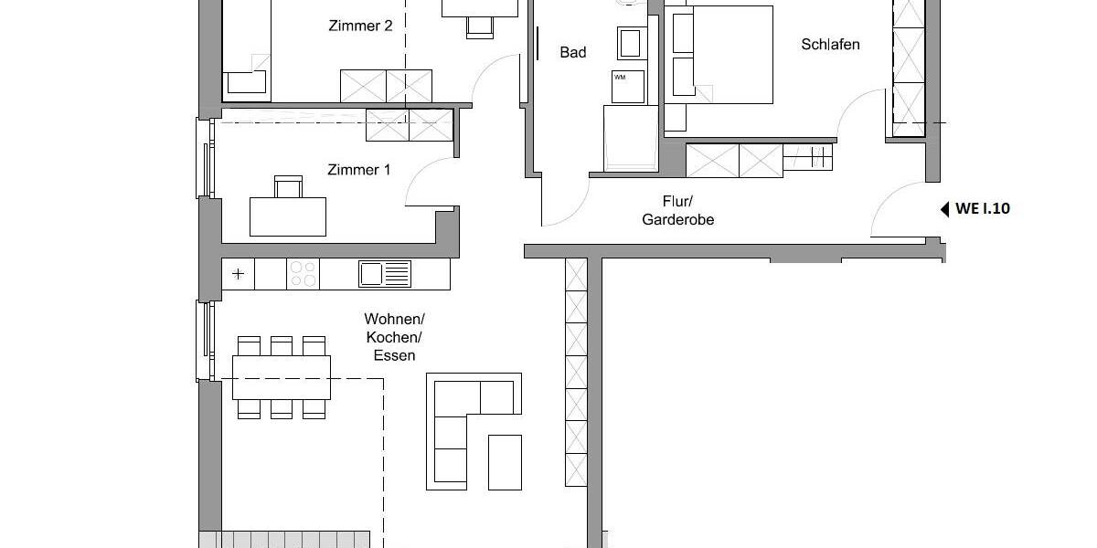 Etagenwohnung Herzogenrath - 4 Zimmer, 97 m&sup2;, 386.700&euro; | Angebot:25731673