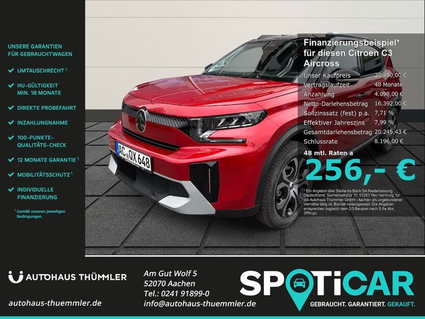 Citroen C3 Aircross 6.999 km 20.490 € Aachen 52070