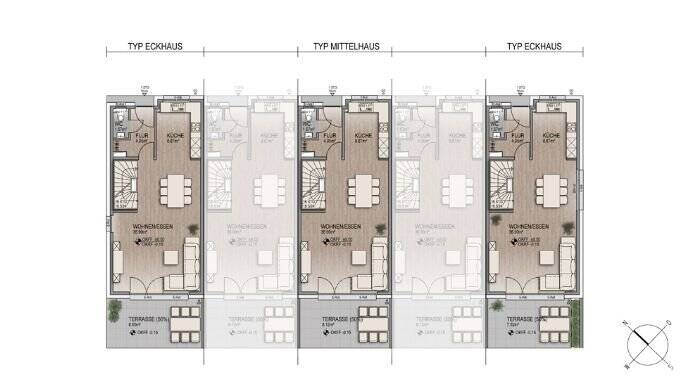 Reihenmittelhaus Aachen Aachen-Mitte - 4 Zimmer, 158 m&sup2;, 725.000&euro; | Angebot:25797320