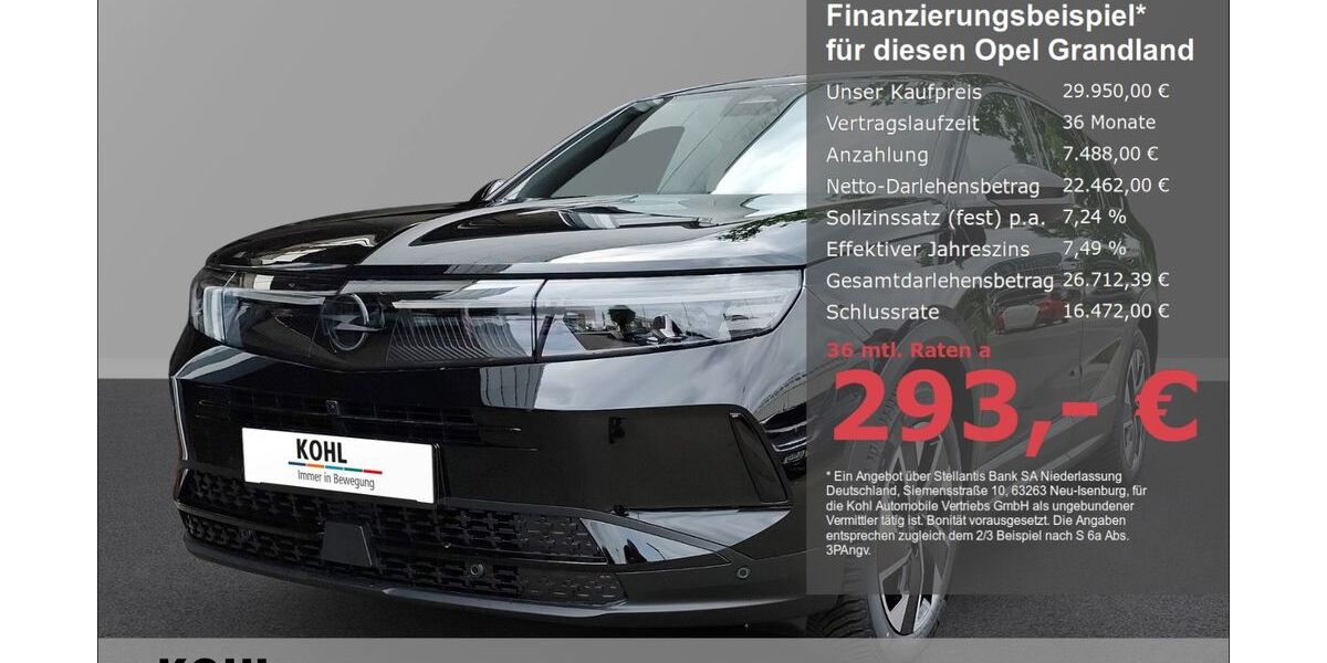 Opel Grandland (X) 2.900 km 29.950 € Aachen 52078