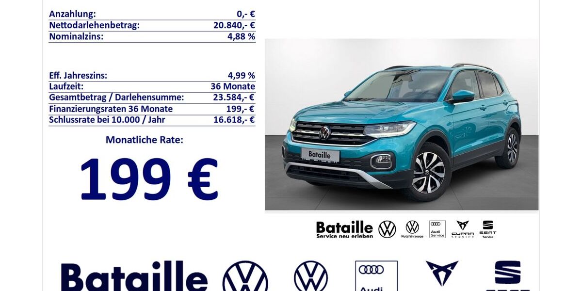 VW T-Cross 27.370 km 19.970 &euro; Jülich 52428