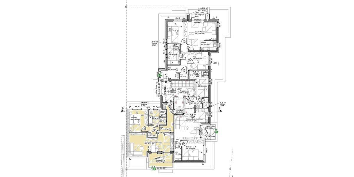Etagenwohnung Geilenkirchen Niederheid - 2 Zimmer, 68 m&sup2;, 296.700&euro; | Angebot:25687007