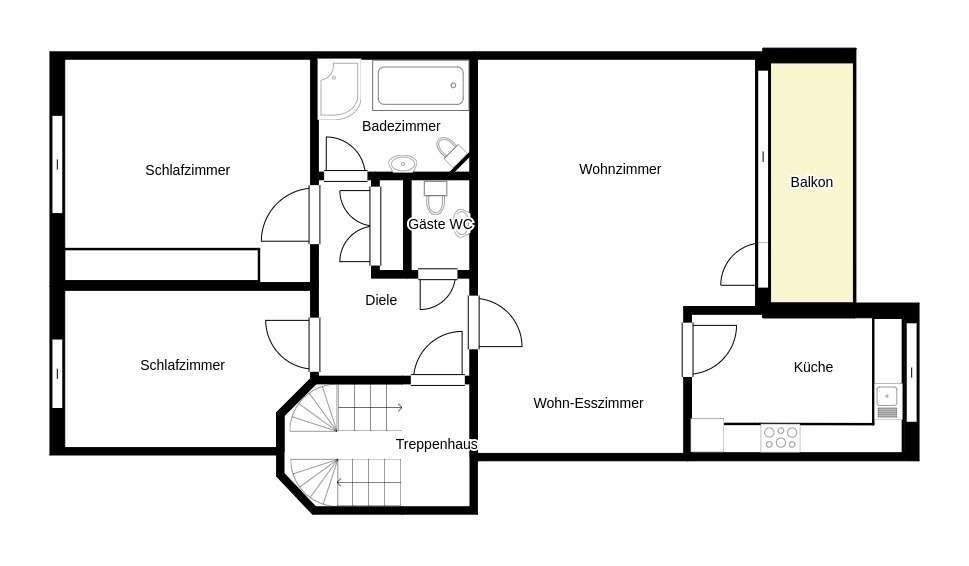 Sahnebonbon für Genießer 3 zimmer