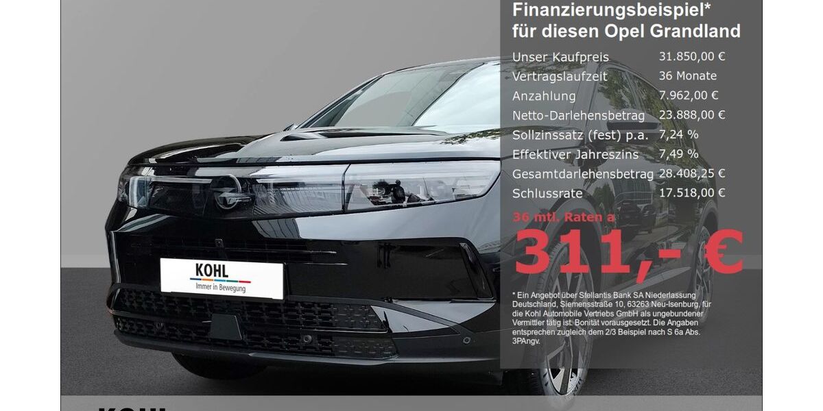 Opel Grandland (X) 2.900 km 31.850 &euro; Aachen 52078