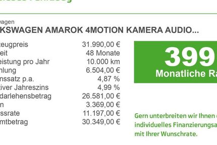 VW Amarok 90.347 km 27.990 € Düren 52353