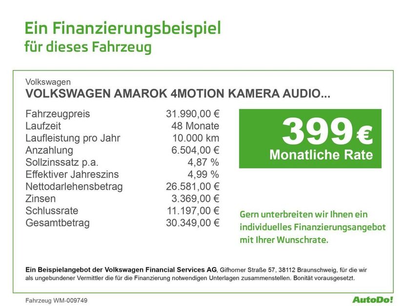 VW Amarok 90.347 km 29.990 € Düren 52353