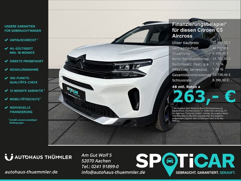 Citroen C5 Aircross 13.898 km 20.690 € Aachen 52070