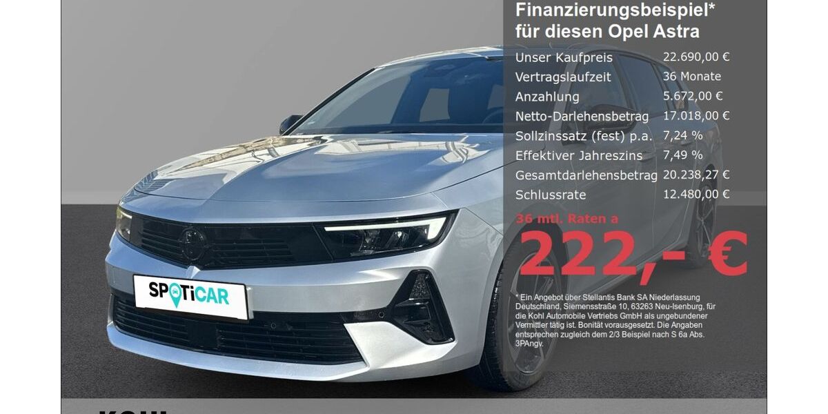 Opel Astra 14.800 km 20.690 &euro; Aachen 52078